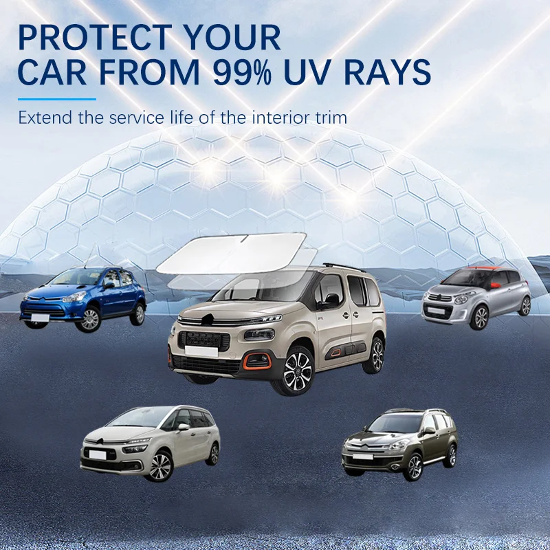For Citroen Berlingo C8 Jumpy Xsara Summer Car Accessories Car Windshield Sun Shade Covers for Front Window Sunscreen UV Parasol
For Citroen Berlingo C8 Jumpy Xsara Summer Car Accessories Car Windshield Sun Shade Covers for Front Window Sunscreen UV Parasol