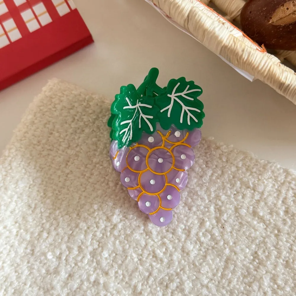 Hairpin Korean Style Vegetable Hair Clip Cute Sweet Fruit Shark Clip Persimmon Grape Acetic Acid Claw Clip Hair Accessories
Hairpin Korean Style Vegetable Hair Clip Cute Sweet Fruit Shark Clip Persimmon Grape Acetic Acid Claw Clip Hair Accessories