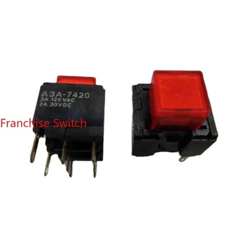 Button A3A-7420 With Light Lock Switch Red Self-locking
Button A3A-7420 With Light Lock Switch Red Self-locking