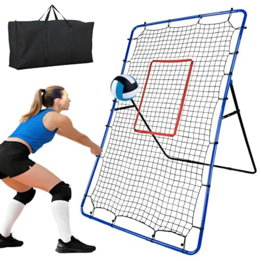 Volleyball Rebounder Net 7x4FT with 5 Adjustable Angles for Backyard Training in Black Bounce Back Equipment for Bumping Spikin
Volleyball Rebounder Net 7x4FT with 5 Adjustable Angles for Backyard Training in Black Bounce Back Equipment for Bumping Spikin