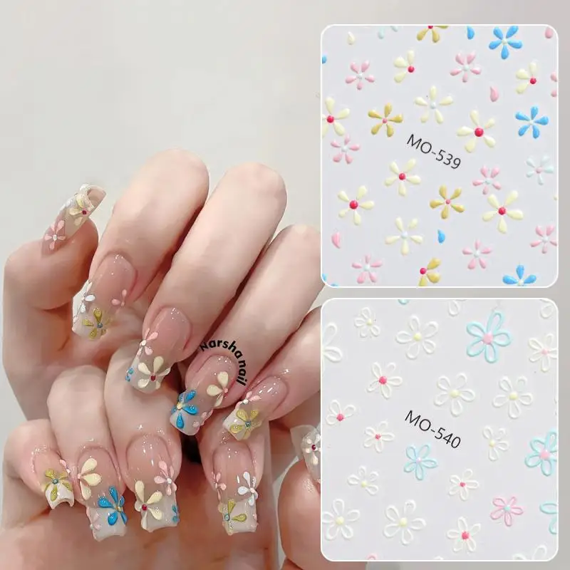 1 лист, изысканная стерео наклейка для ногтей с ромашками, красочная цветочная наклейка для ногтей, самоклеящаяся роскошная наклейка для дизайна ногтей с ромашками, украшение 
1 лист, изысканная стерео наклейка для ногтей с ромашками, красочная цветочная наклейка для ногтей, самоклеящаяся роскошная наклейка для дизайна ногтей с ромашками, украшение