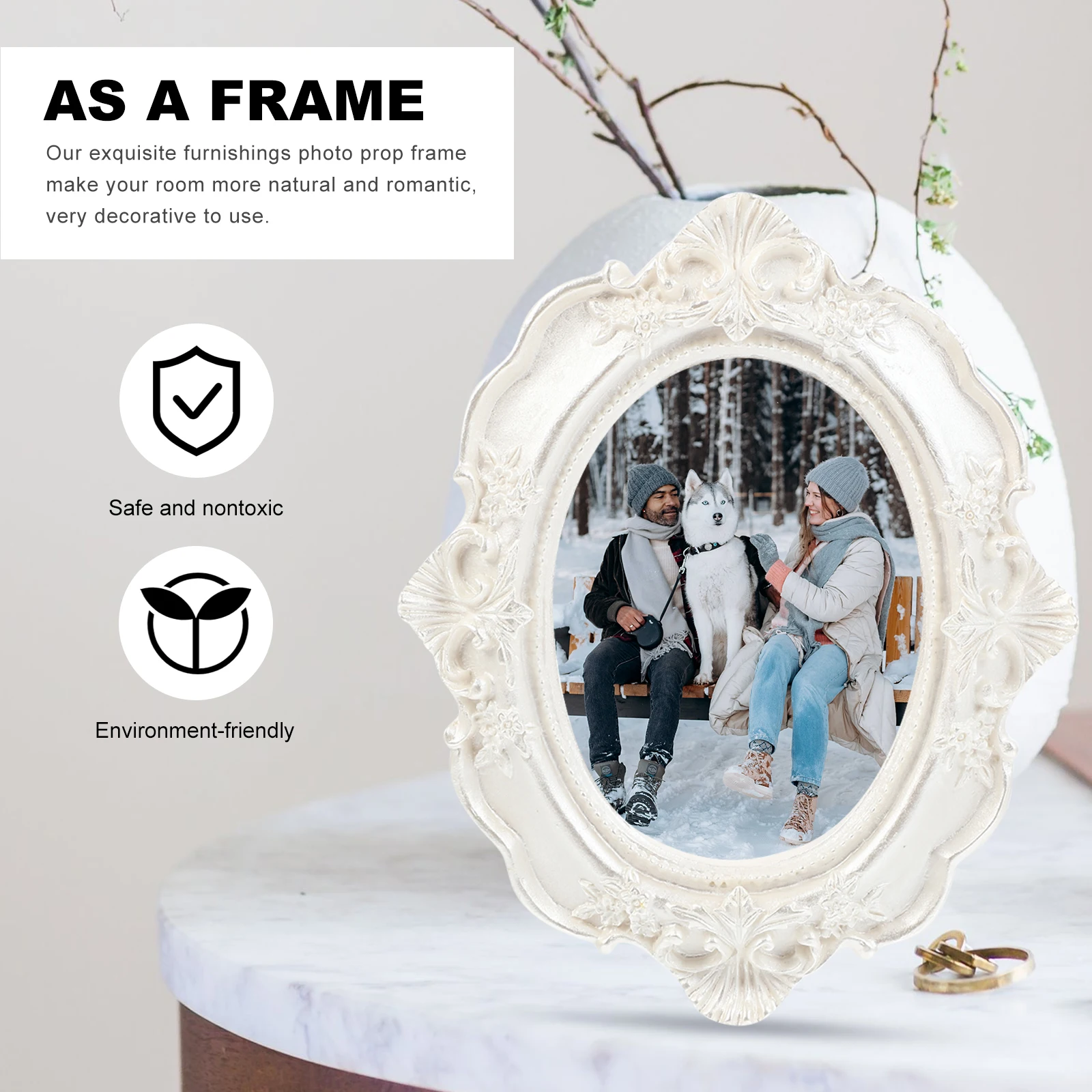 2pcs Vintage Creative Photo Props Premium Picture Frame For Home Decor Desktop Resin Frames Selfie Photo Background Props Retro
2pcs Vintage Creative Photo Props Premium Picture Frame For Home Decor Desktop Resin Frames Selfie Photo Background Props Retro