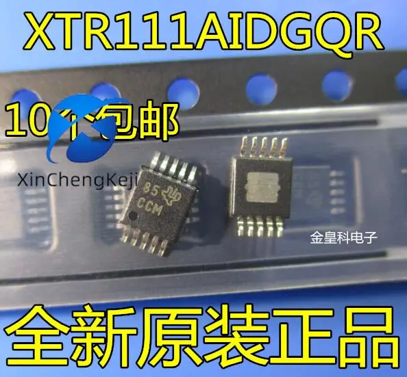 2 шт. Оригинальный Новый XTR111AIDGQR преобразователь тока Печатный провод CCM MSOP10
2 шт. Оригинальный Новый XTR111AIDGQR преобразователь тока Печатный провод CCM MSOP10