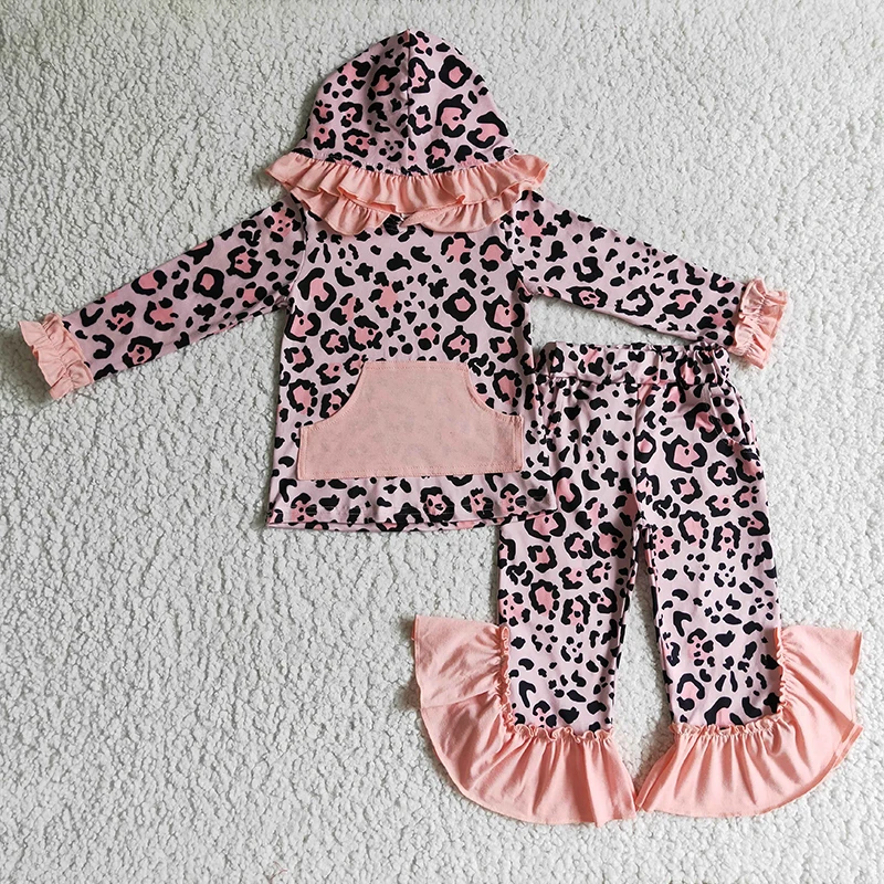Baby Girl Pink Leopard Hoodie Sweater Toddler Long Sleeve Pocket Set Wholesale Kids Hooded Outfit Children Cotton Ruffle Pants
Baby Girl Pink Leopard Hoodie Sweater Toddler Long Sleeve Pocket Set Wholesale Kids Hooded Outfit Children Cotton Ruffle Pants