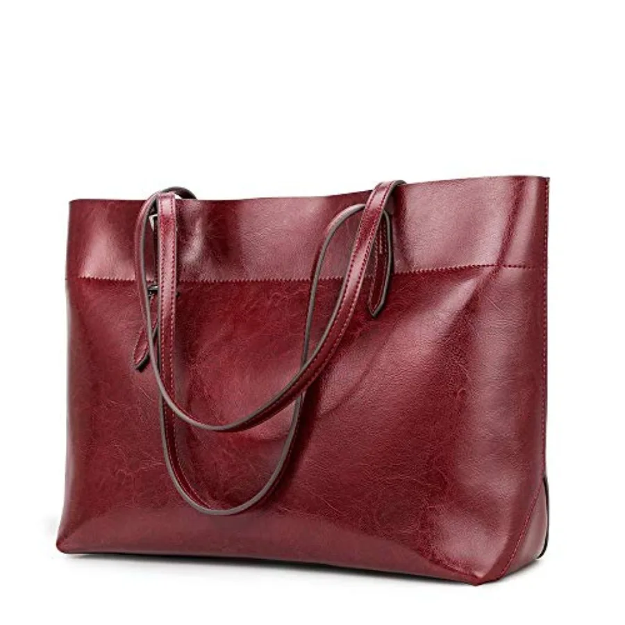 Kattee Vintage Genuine Leather Tote Shoulder Bag for Women Satchel Handbag with Top Handles
Kattee Vintage Genuine Leather Tote Shoulder Bag for Women Satchel Handbag with Top Handles