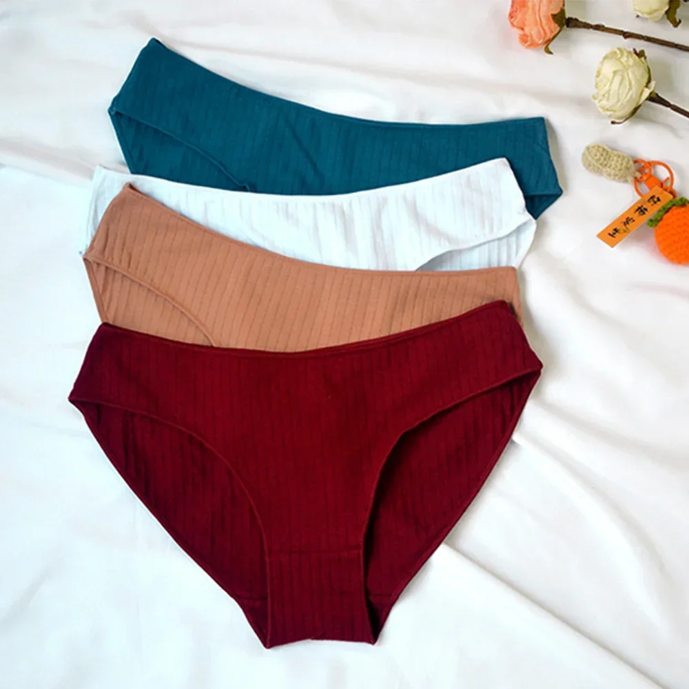 8pcs/set Simple Solid Color Cotton Panties Women Low Rise Stripe Underwear Korean Style Comfort Breathable Briefs Sexy Lingerire
8pcs/set Simple Solid Color Cotton Panties Women Low Rise Stripe Underwear Korean Style Comfort Breathable Briefs Sexy Lingerire