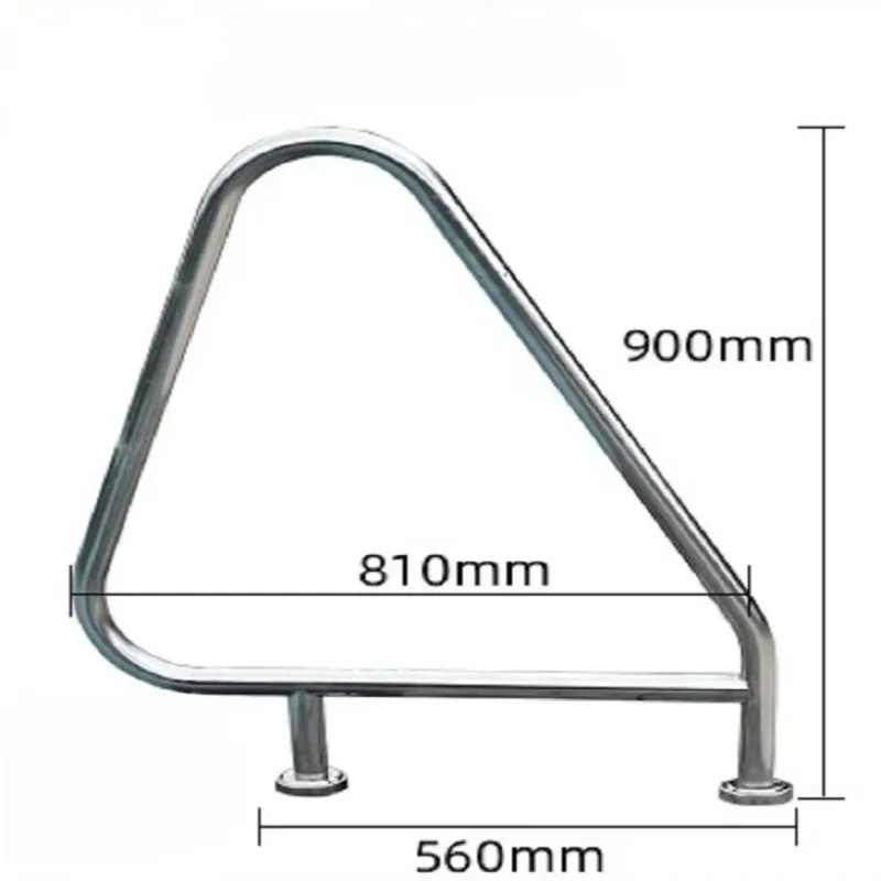 Anti-Slip Step Stainless Steel Pool Grab Bracket And Ladder, For Small Leisure Pool And Outdoor Family Swimming Pool
Anti-Slip Step Stainless Steel Pool Grab Bracket And Ladder, For Small Leisure Pool And Outdoor Family Swimming Pool