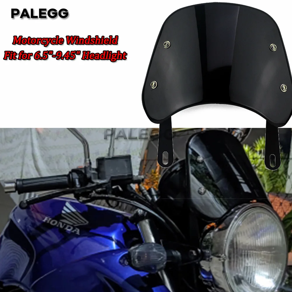 For Yamaha Kawasaki Suzuki Cafe Racer For Harley Honda Motorcycle Universal Black Windshield Wind Deflector Windscreen Fairing
For Yamaha Kawasaki Suzuki Cafe Racer For Harley Honda Motorcycle Universal Black Windshield Wind Deflector Windscreen Fairing