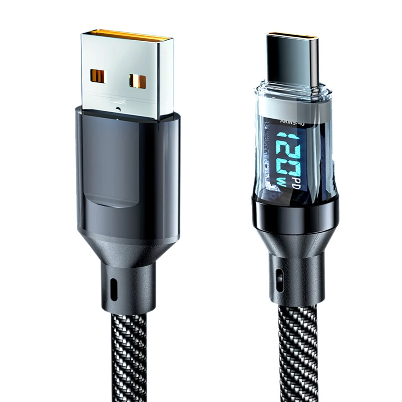 2 шт., кабель для быстрой зарядки типа C, 3A, 100 Вт, автомобильный кабель для быстрой зарядки, 2 м, нейлоновая оплетка, Pd Qc 4,0–100+ Тест на изгиб со светодиодным дисплеем мощности
2 шт., кабель для быстрой зарядки типа C, 3A, 100 Вт, автомобильный кабель для быстрой зарядки, 2 м, нейлоновая оплетка, Pd Qc 4,0–100+ Тест на изгиб со светодиодным дисплеем мощности