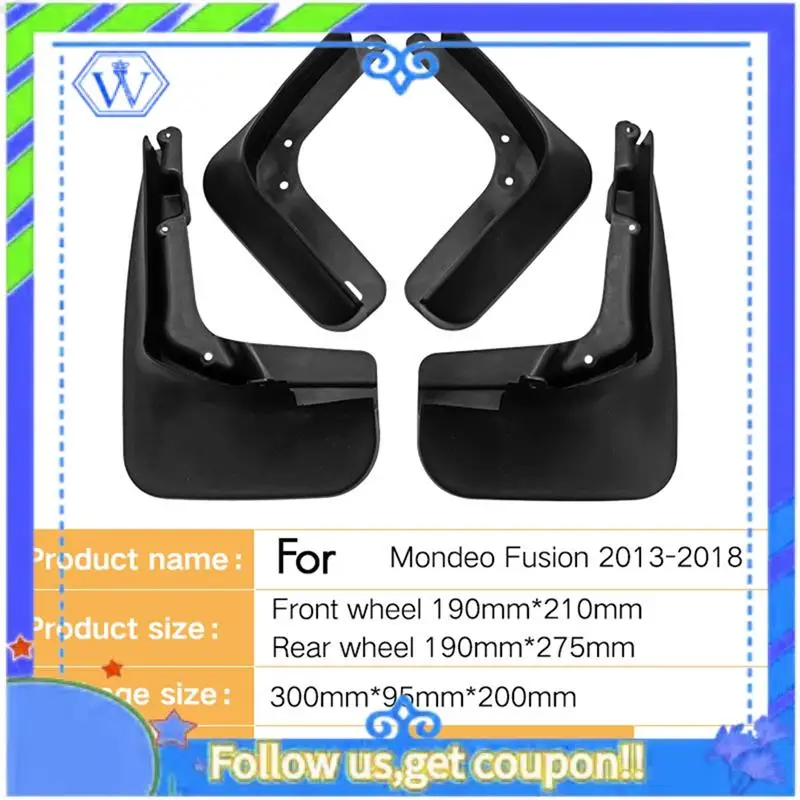 M46K-4PCS Car Mudguard Mud Flaps Splash Mud Guard Fender For Ford Fusion Mondeo 2013-2020 Car Accessories
M46K-4PCS Car Mudguard Mud Flaps Splash Mud Guard Fender For Ford Fusion Mondeo 2013-2020 Car Accessories