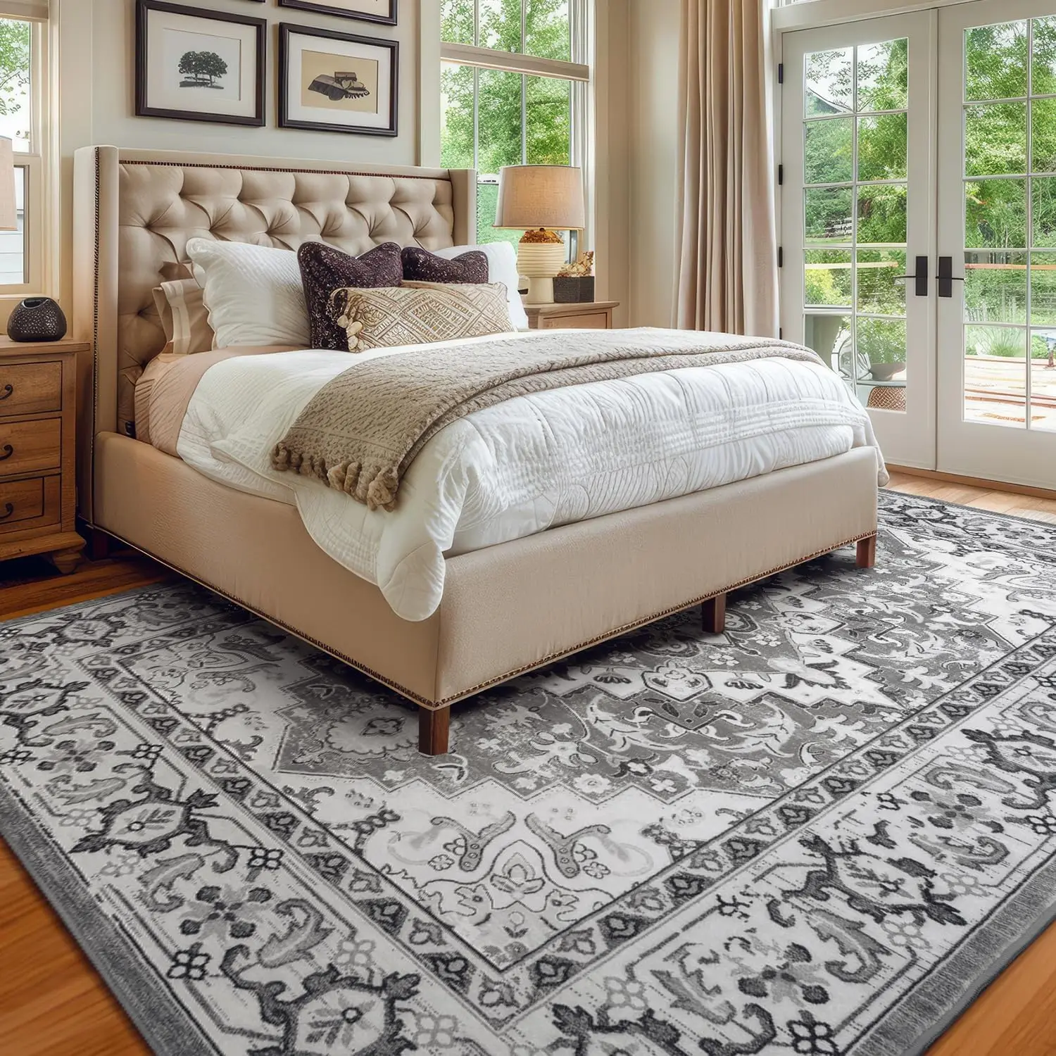 8 X 10 Area Rugs For Living Room, Machine Washable Area Rugs Boho Faux Wool Low Pile Area Rug For Bedroom, Floral Medallion
8 X 10 Area Rugs For Living Room, Machine Washable Area Rugs Boho Faux Wool Low Pile Area Rug For Bedroom, Floral Medallion