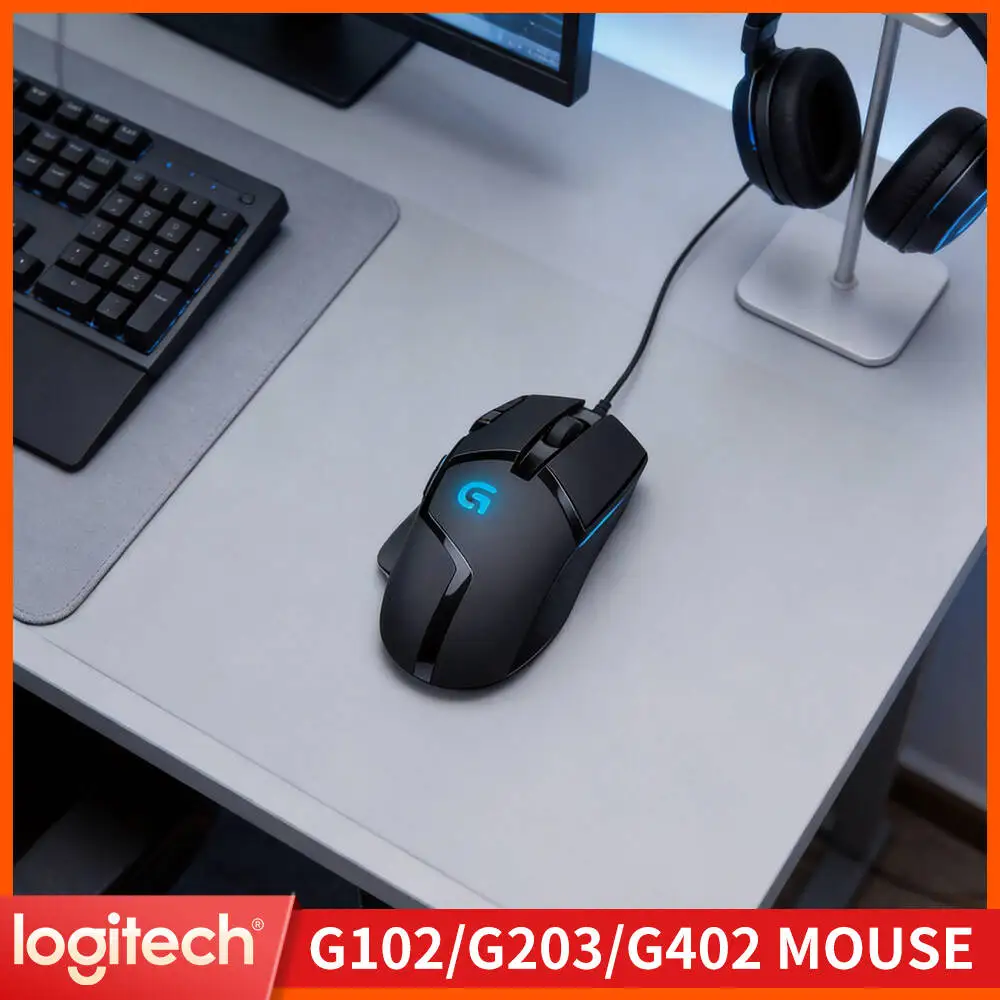 High-Speed Logitech G402 Mouse 8 Programmable Buttons 20M Clicks 4000 DPI Anti-Slip for Serious PC Gaming Enthusiasts
High-Speed Logitech G402 Mouse 8 Programmable Buttons 20M Clicks 4000 DPI Anti-Slip for Serious PC Gaming Enthusiasts