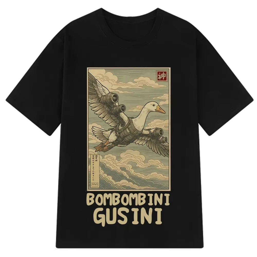 Bombombini Gusini Brainrot T-Shirt Funny Ukiyo-E Japanese Art Italian Brainrot Meme T Shirt Cotton Unisex Harajuku T-Shirts Tops
Bombombini Gusini Brainrot T-Shirt Funny Ukiyo-E Japanese Art Italian Brainrot Meme T Shirt Cotton Unisex Harajuku T-Shirts Tops