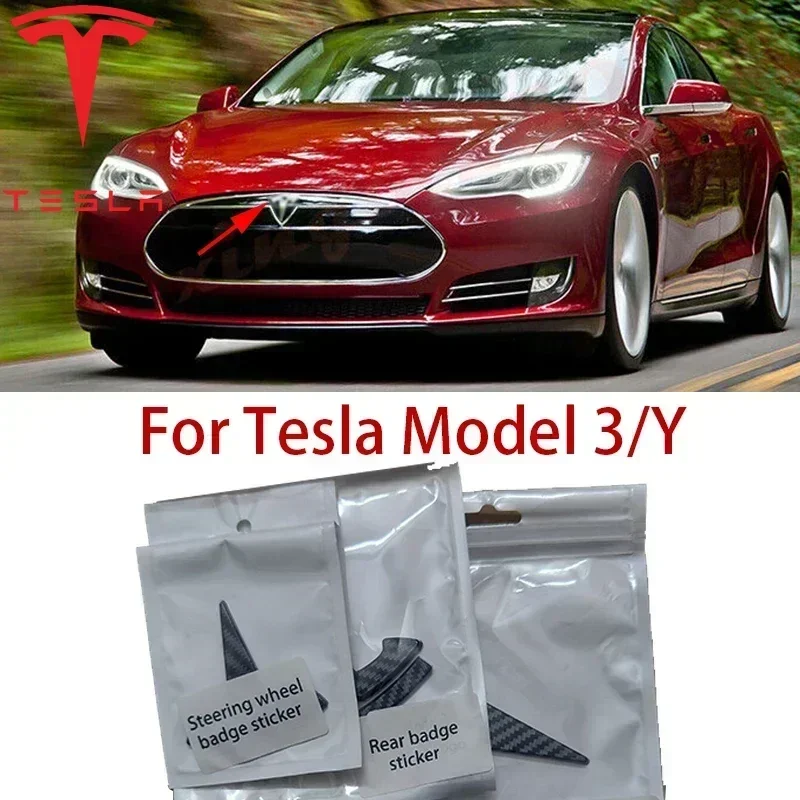 Tesla ABS 3Pcs Glossy Matte Black For Tesla Model 3 Y Auto Logos Steering Wheel Patch Decoration Modified Accessories Tail Box
Tesla ABS 3Pcs Glossy Matte Black For Tesla Model 3 Y Auto Logos Steering Wheel Patch Decoration Modified Accessories Tail Box
