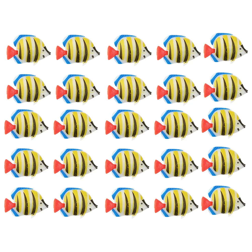 25Pcs Floating Artificial Fish Aquarium Ornament Lifelike Movable Tail Plastic Simulation Fish Tank Decor Landscape Accessory
25Pcs Floating Artificial Fish Aquarium Ornament Lifelike Movable Tail Plastic Simulation Fish Tank Decor Landscape Accessory