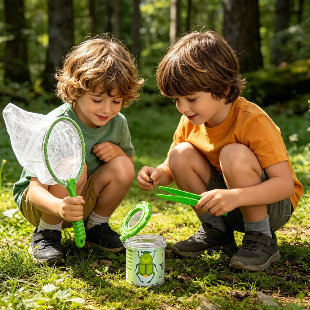 Children'S Insect Jar Observation Jar Magnifying Glass Portable Butterfly Capture Net Firefly Clip Outdoor Adventure Set Toy Gif
Children'S Insect Jar Observation Jar Magnifying Glass Portable Butterfly Capture Net Firefly Clip Outdoor Adventure Set Toy Gif