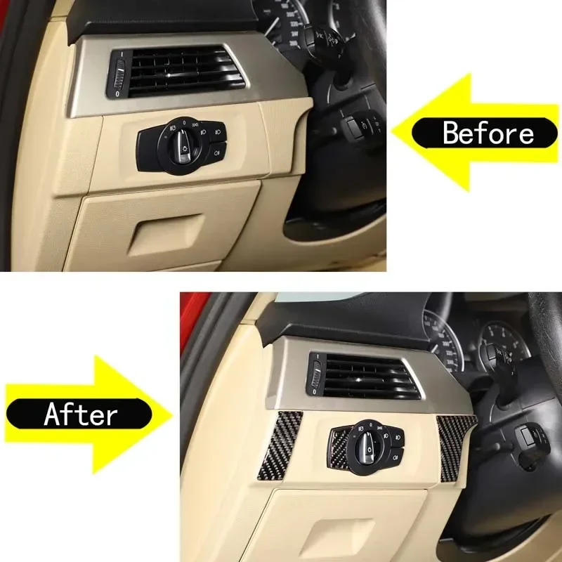 For BMW 3 Series E90 E92 E93 2005-2012 Soft Carbon Fiber Car Headlight Switch Both Sides Decorative Sticker Auto Accessories
For BMW 3 Series E90 E92 E93 2005-2012 Soft Carbon Fiber Car Headlight Switch Both Sides Decorative Sticker Auto Accessories