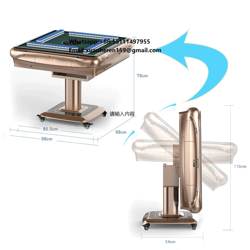 Dericsson Electric Portable Mahjong Table Automatic Folding Majhong Table Quick Shipment
Dericsson Electric Portable Mahjong Table Automatic Folding Majhong Table Quick Shipment