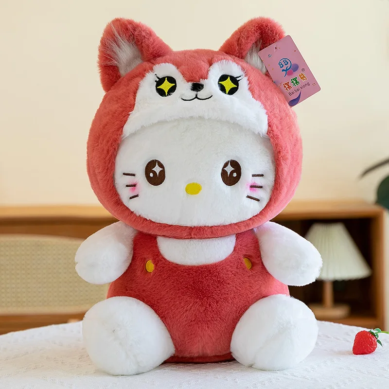 Sanrio Kawaii Hello Kitty Plush Toy Cute Transforming KT Cat Stuffed Doll Cartoon Animal Stitch Kids Birthday Gift Soft Toy
Sanrio Kawaii Hello Kitty Plush Toy Cute Transforming KT Cat Stuffed Doll Cartoon Animal Stitch Kids Birthday Gift Soft Toy