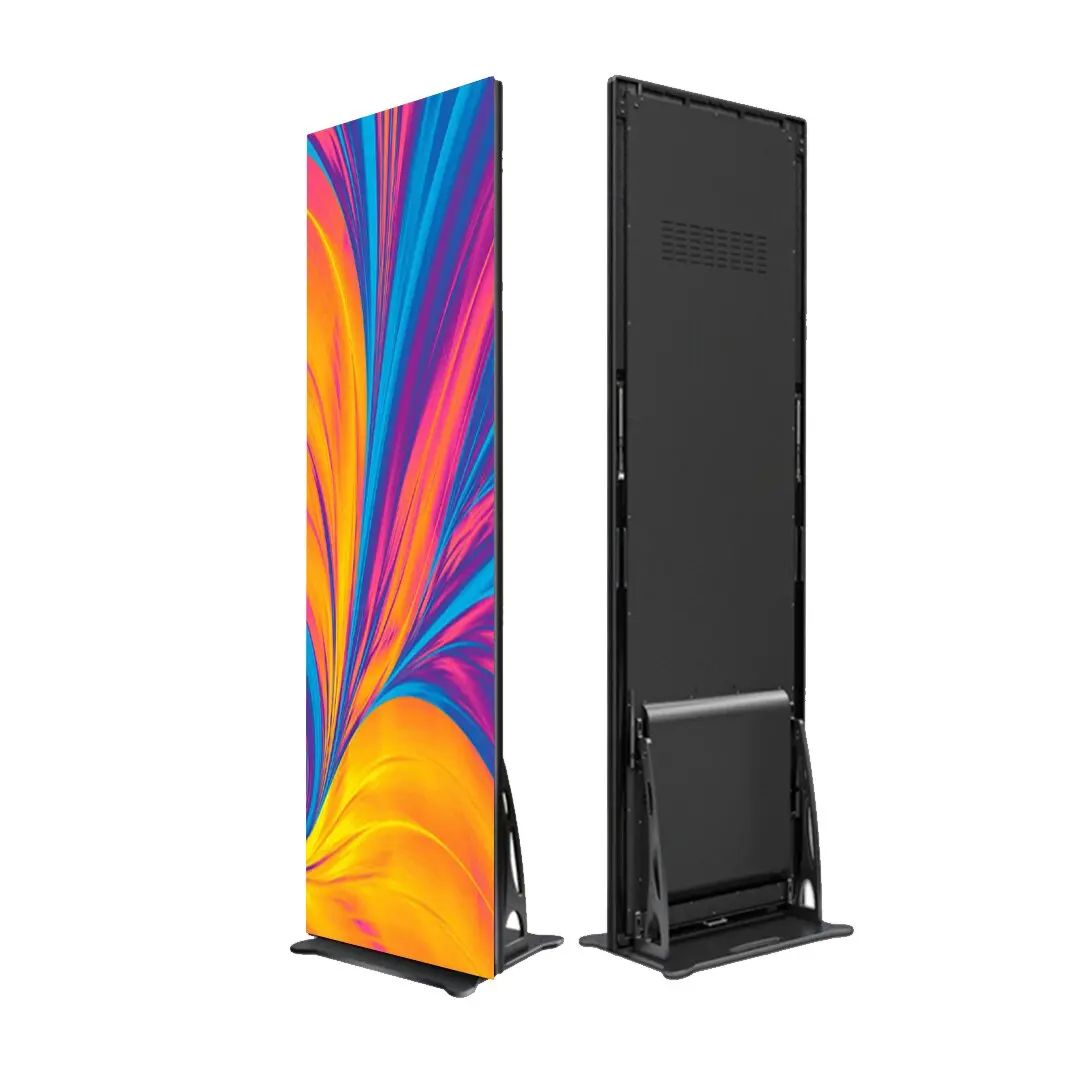 HD Moveable LED Poster Display Screen Indoor Outdoor Floor Standing P1.8 P2 Foldable Led Poster Screen P2.5 Led Screen Poster
HD Moveable LED Poster Display Screen Indoor Outdoor Floor Standing P1.8 P2 Foldable Led Poster Screen P2.5 Led Screen Poster