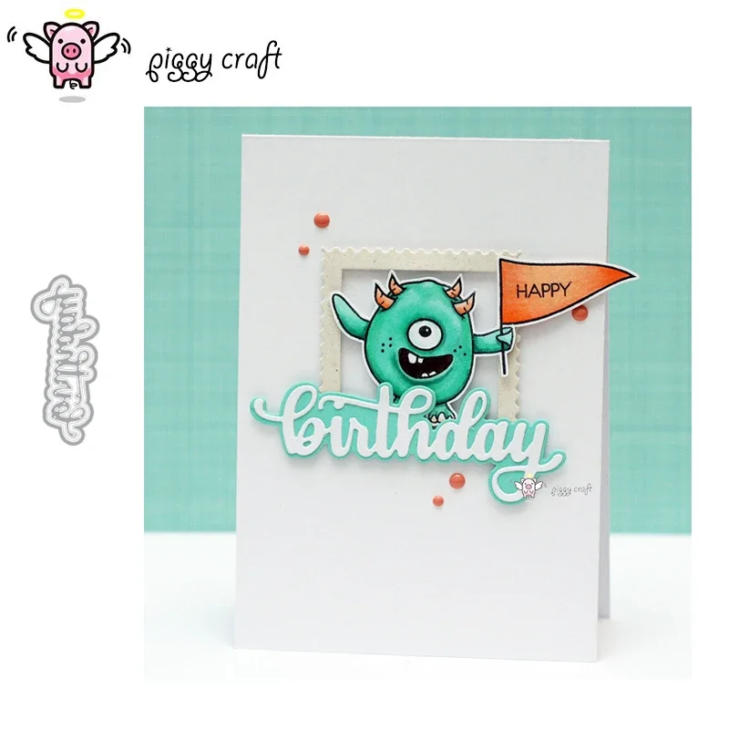 Металлические вырубные формы Piggy Craft для вырезания букв ко дню рождения, трафареты для скрапбукинга, ножи-формы, лезвия, штампы, трафареты для бумаги
Металлические вырубные формы Piggy Craft для вырезания букв ко дню рождения, трафареты для скрапбукинга, ножи-формы, лезвия, штампы, трафареты для бумаги