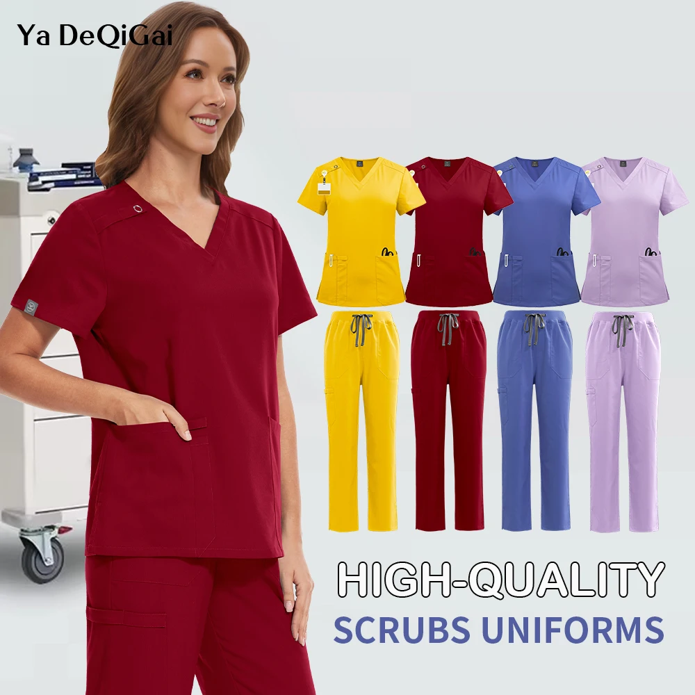 Beauty Uniform High-quality Doctor Nurse Work Clothes Medical Surgical Uniforms Women Men Scrubs Set Hospital Clinical Workwear
Beauty Uniform High-quality Doctor Nurse Work Clothes Medical Surgical Uniforms Women Men Scrubs Set Hospital Clinical Workwear