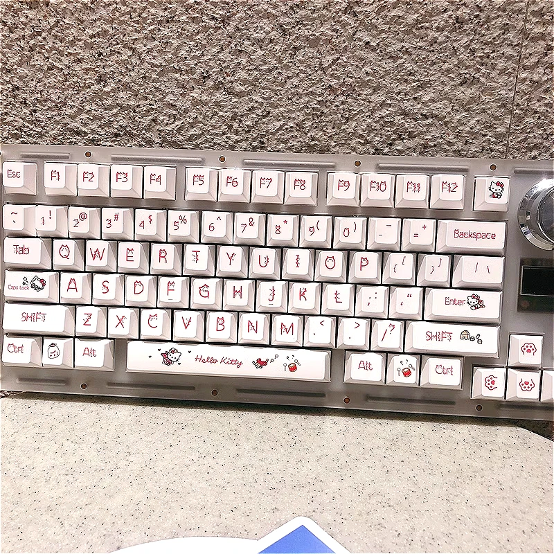 KT Cat Cute Keycap Original Height PBT Suitable for HI75 61 84 96 98 99 104 F87 and other wireless keys
KT Cat Cute Keycap Original Height PBT Suitable for HI75 61 84 96 98 99 104 F87 and other wireless keys