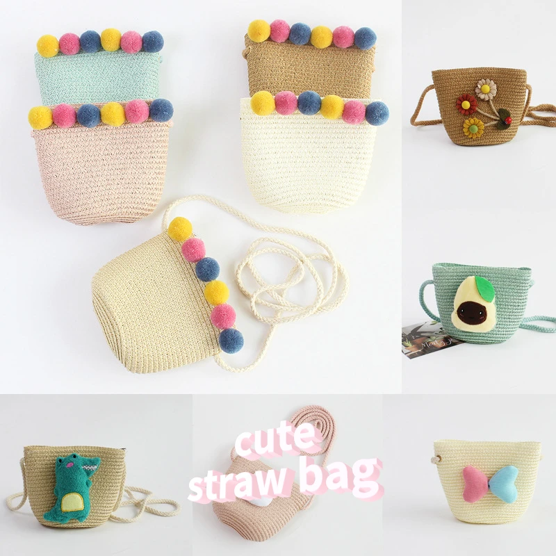 Cartoon Baby Girls Coin Purse Casual Travel Beach Straw Bag Small Crossbody Bags for Children Cute Flower Bow Kids Shoulder Bags
Cartoon Baby Girls Coin Purse Casual Travel Beach Straw Bag Small Crossbody Bags for Children Cute Flower Bow Kids Shoulder Bags
