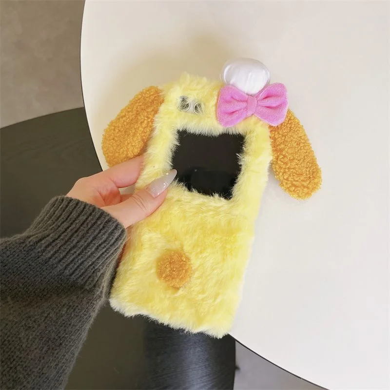 Cartoon 3d plush flip phone case for Samsung z flip 6 5 4 3 cover Yellow back funda kawaii women cases
Cartoon 3d plush flip phone case for Samsung z flip 6 5 4 3 cover Yellow back funda kawaii women cases