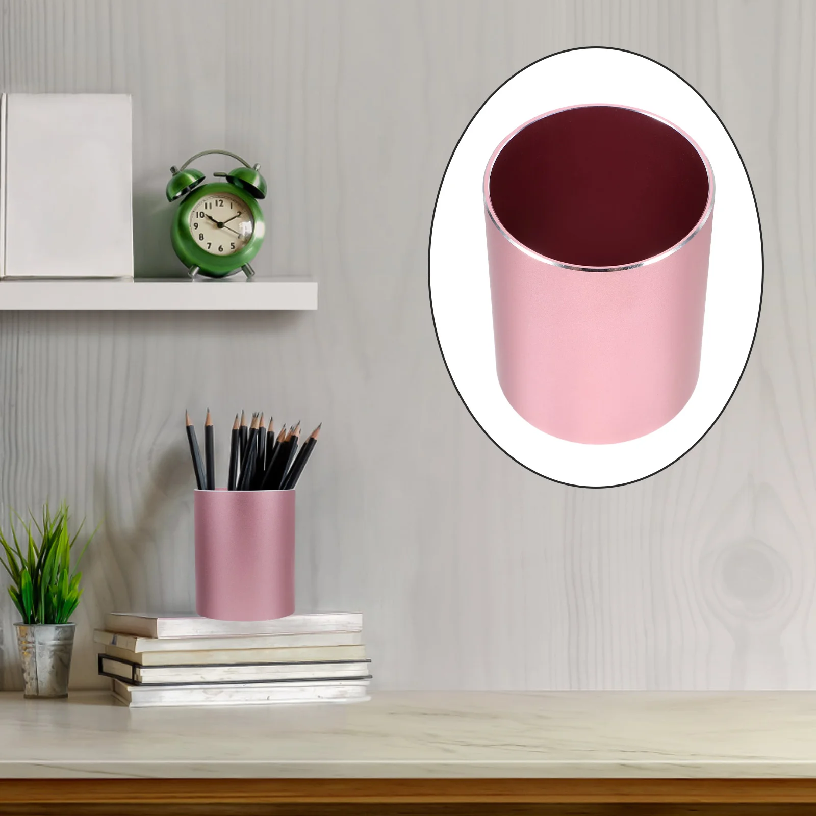 Aluminum Alloy Pen Holder Desk ganizer Non Base Soft Padded Interior Stylish Storage Container for Pens
Aluminum Alloy Pen Holder Desk ganizer Non Base Soft Padded Interior Stylish Storage Container for Pens