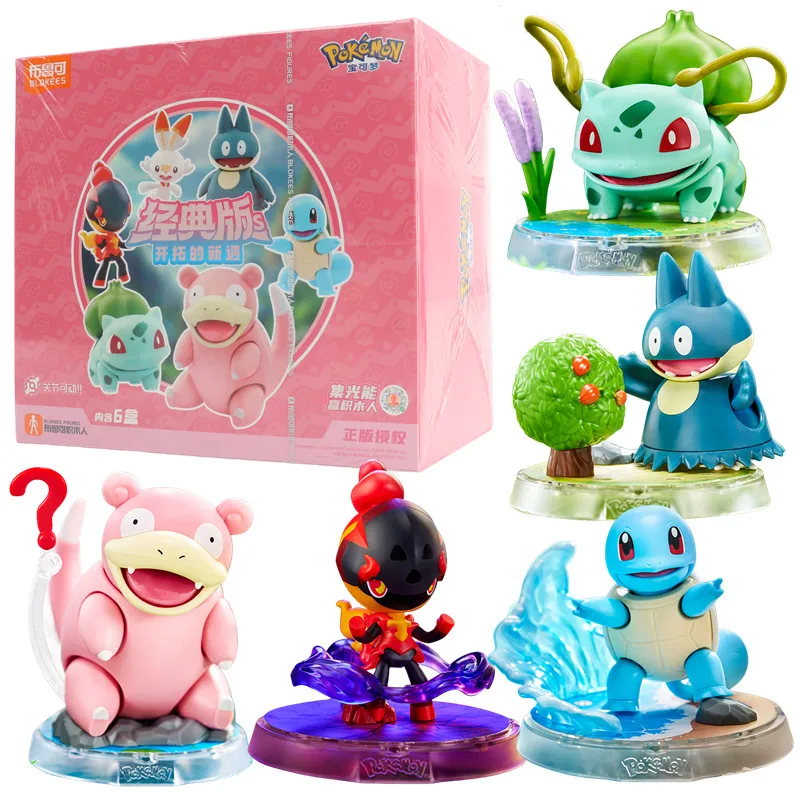 6 шт./кор. оригинальные строительные блоки покемонов Bulbasaur Squirtle Charcadet Slowpoke Pokémon сращивание экшн-фигурки игрушки подарок
6 шт./кор. оригинальные строительные блоки покемонов Bulbasaur Squirtle Charcadet Slowpoke Pokémon сращивание экшн-фигурки игрушки подарок