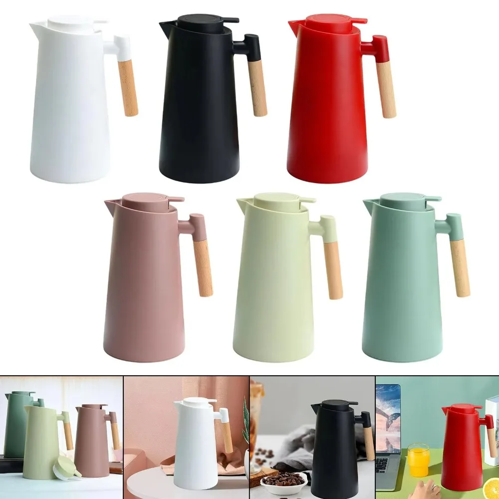 1L Nordic Vacuum Flask Double Walled Glass Liner Insulated Bottle Large Capacity Wood Handle Household Coffee Pot Drinkware
1L Nordic Vacuum Flask Double Walled Glass Liner Insulated Bottle Large Capacity Wood Handle Household Coffee Pot Drinkware