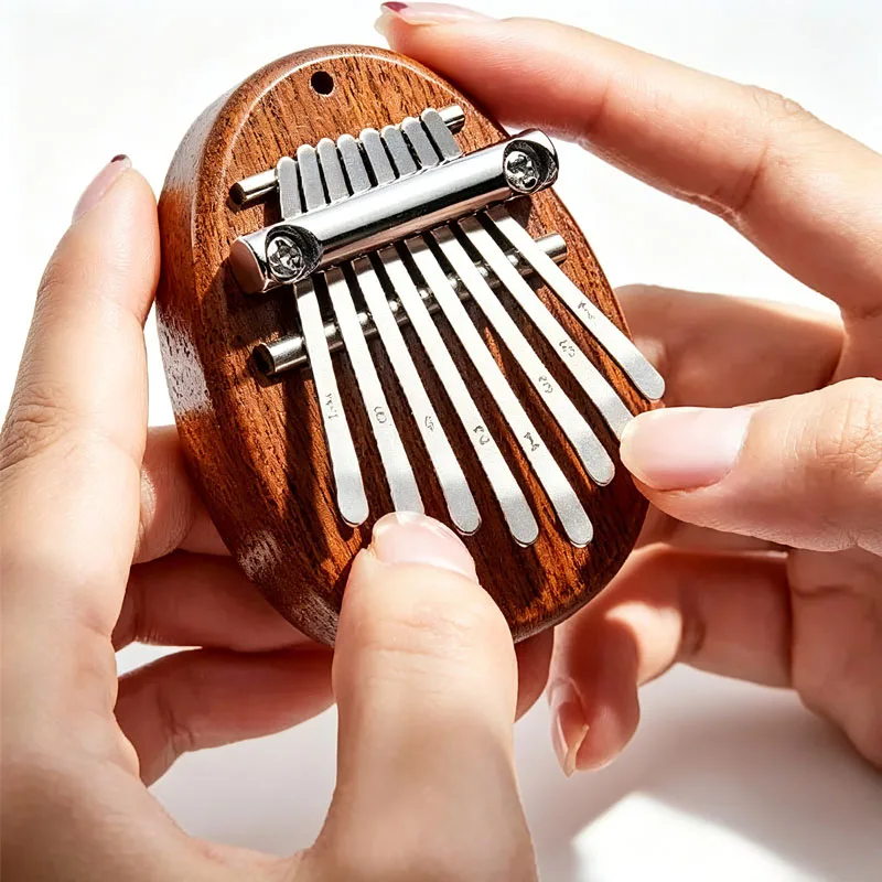 Pocket Mini Wooden Kalimba 8Key High Quality Exquisite Finger Piano Christmas Birthday Party Pendant Gifts for Kids & Adults
Pocket Mini Wooden Kalimba 8Key High Quality Exquisite Finger Piano Christmas Birthday Party Pendant Gifts for Kids & Adults