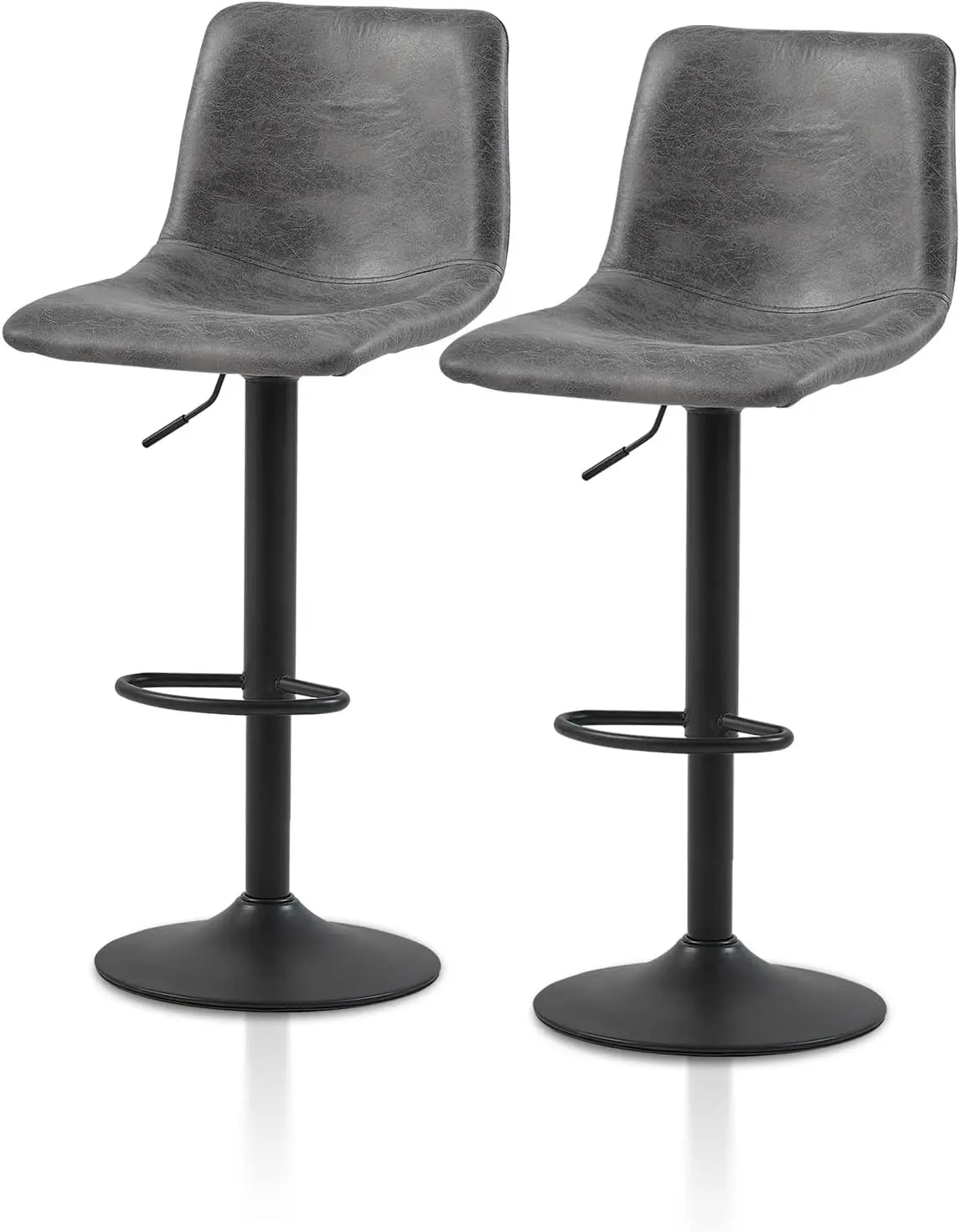 360° Swivel Bar Stools Set Of 2, Faux Su Leather Upholstered Counter Height Adjustable Barstools, Breakfast Bar Chairs With
360° Swivel Bar Stools Set Of 2, Faux Su Leather Upholstered Counter Height Adjustable Barstools, Breakfast Bar Chairs With