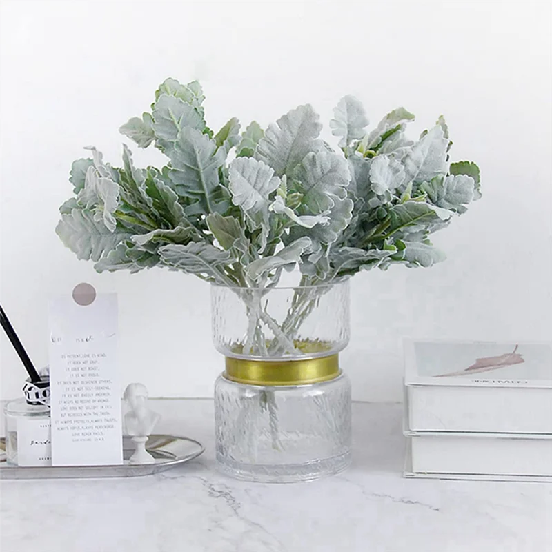 A34R 20 Pcs Artificial Flocked Lambs Ear Leaves Dusty Miller Stems Flocked Oak Leaves Lamb's Ear Leaf For Home Wedding
A34R 20 Pcs Artificial Flocked Lambs Ear Leaves Dusty Miller Stems Flocked Oak Leaves Lamb's Ear Leaf For Home Wedding