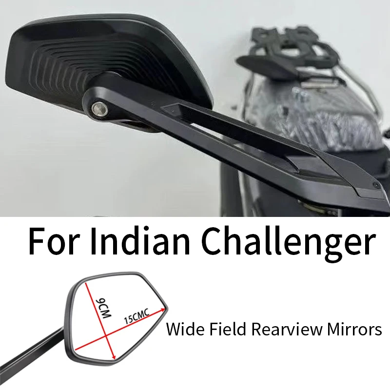 For Indian Challenger Motorcycle Rearview Mirrors Wide Vision Aluminum Alloy Side Mirrors Anti-Shake Adjustable Casting
For Indian Challenger Motorcycle Rearview Mirrors Wide Vision Aluminum Alloy Side Mirrors Anti-Shake Adjustable Casting
