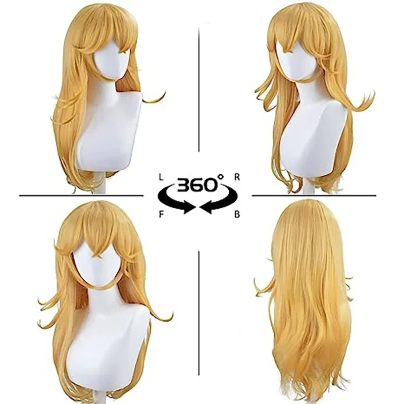Game Peach Wig Cosplay Princess Wig Peach Crown Cosplay Long Wavy Halloween Peach Costume Party Wigs Cosplay Wig
Game Peach Wig Cosplay Princess Wig Peach Crown Cosplay Long Wavy Halloween Peach Costume Party Wigs Cosplay Wig