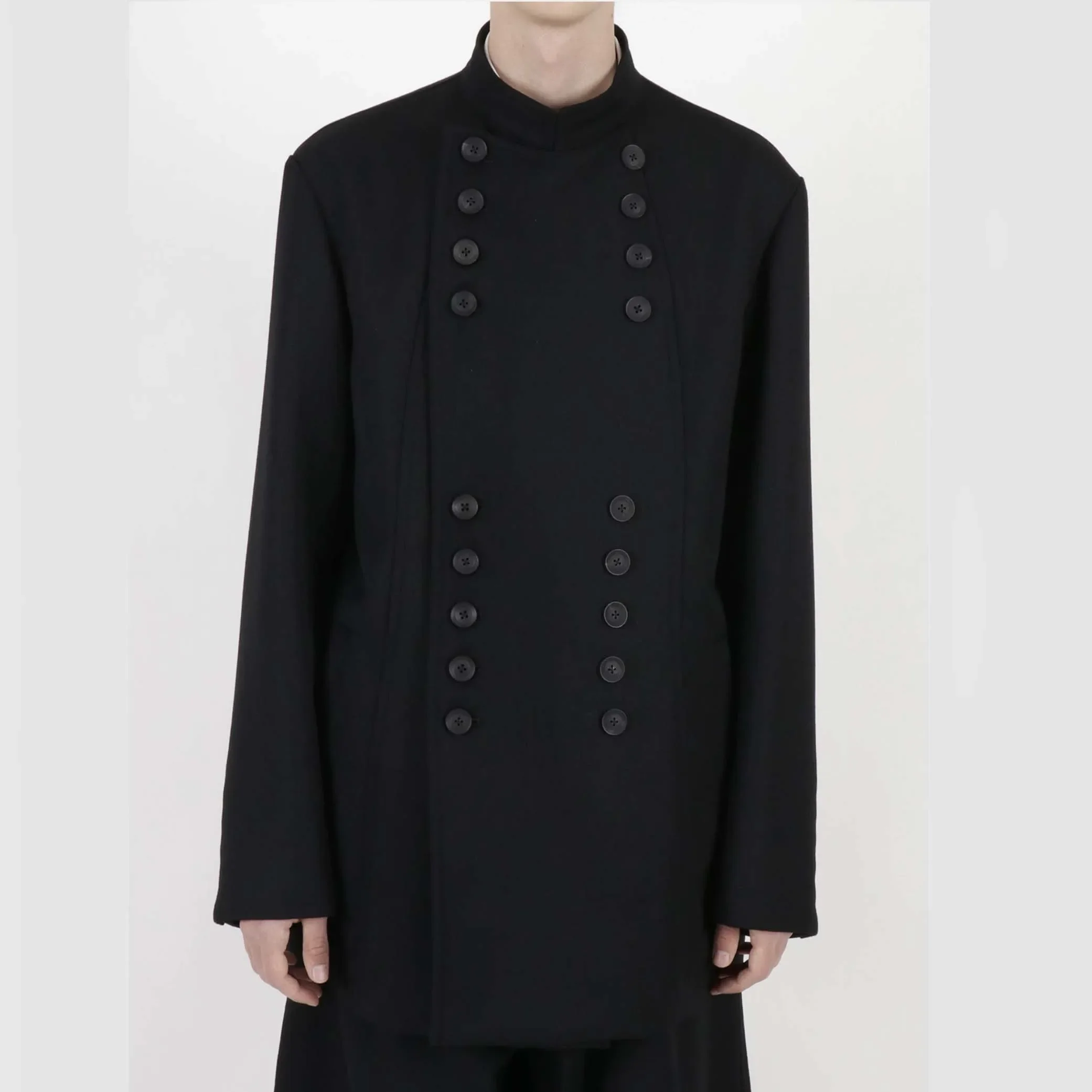 YOJI OOAK шерстяной блейзер, двубортный воротник-стойка, повседневная толстая куртка из чистой шерсти, короткая куртка
YOJI OOAK шерстяной блейзер, двубортный воротник-стойка, повседневная толстая куртка из чистой шерсти, короткая куртка