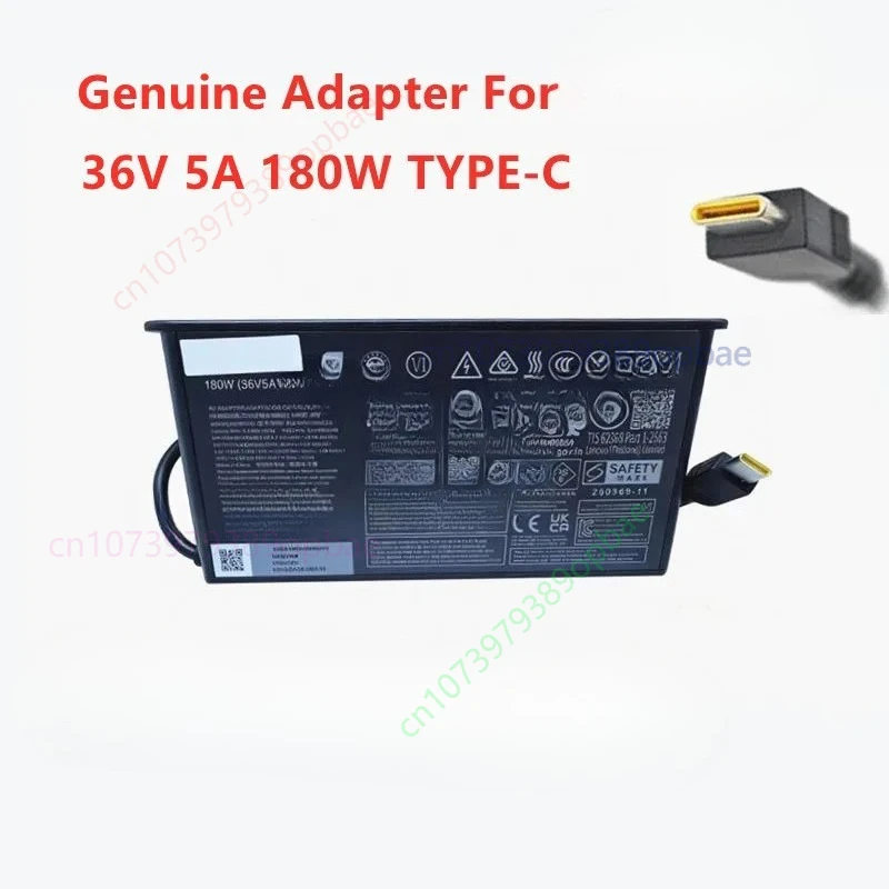 Genuine ADL180YGSHC3A 36V 5A 180W TYPE-C ADL180YGSLC3A AC Adapter For Lenovo Laptop Power Supply Charger
Genuine ADL180YGSHC3A 36V 5A 180W TYPE-C ADL180YGSLC3A AC Adapter For Lenovo Laptop Power Supply Charger