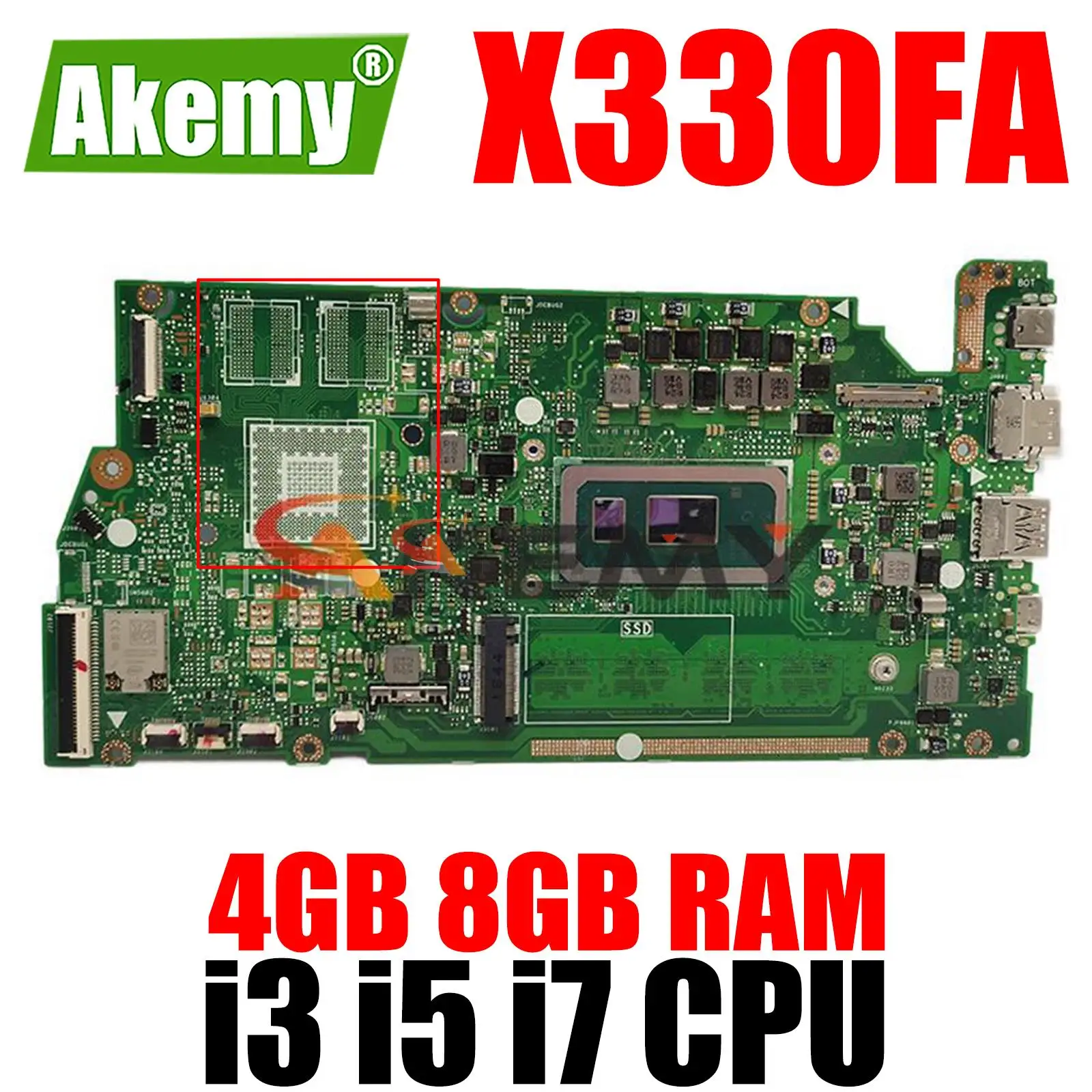For ASUS X330FN X330FL S330F I330F K330F V330F Motherboard X330FA VivoBook X330F X330FB X330FC X330FD X330FAR X330FL X330LA
For ASUS X330FN X330FL S330F I330F K330F V330F Motherboard X330FA VivoBook X330F X330FB X330FC X330FD X330FAR X330FL X330LA