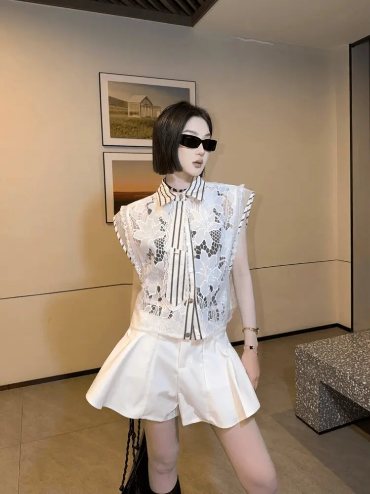 High Waist Slimming Patchwork Casual Pants Women's Summer New plus Size Fashionable Straight Leg Pants Korean Style Commute
High Waist Slimming Patchwork Casual Pants Women's Summer New plus Size Fashionable Straight Leg Pants Korean Style Commute