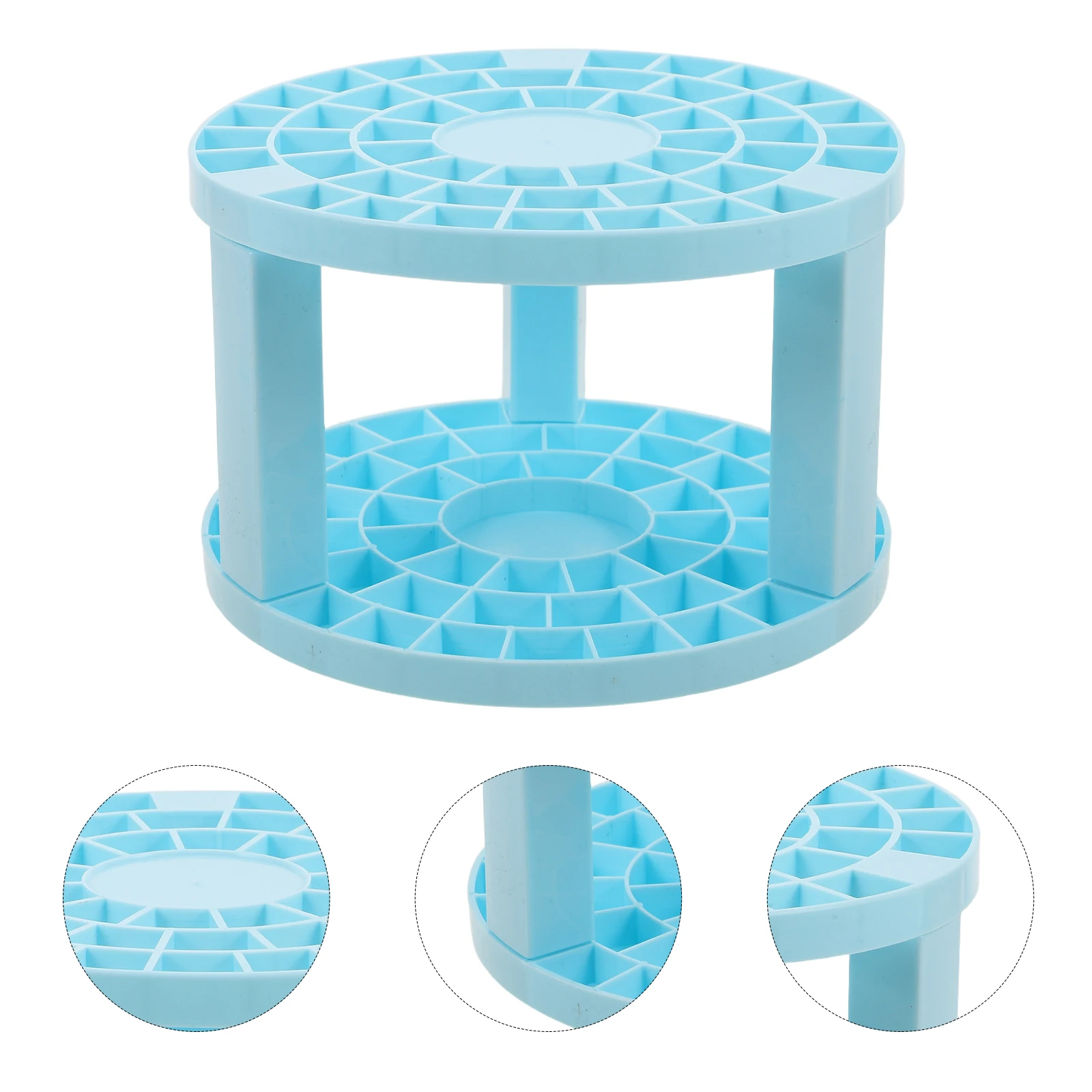 3 pcs Makeup Brush Storage Rack Plastic Round Pen Holder For Stationery Desk Organizer Multislot Design Durable Lightweight
3 pcs Makeup Brush Storage Rack Plastic Round Pen Holder For Stationery Desk Organizer Multislot Design Durable Lightweight