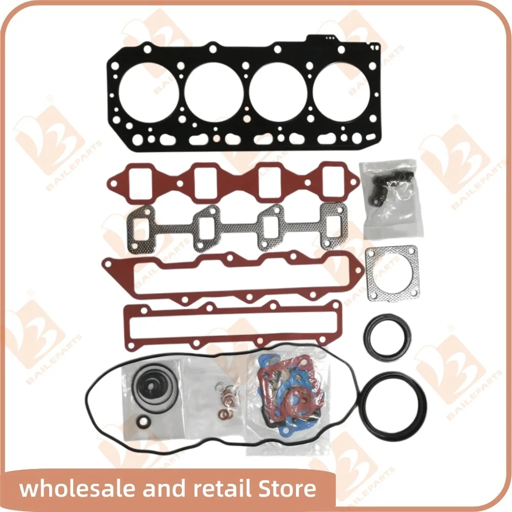 For Yanmar 4TNE84 Full Gasket Set Kit With Cylinder Head Gasket Engine Overhaul Rebuild Kit Engine Spare Parts
For Yanmar 4TNE84 Full Gasket Set Kit With Cylinder Head Gasket Engine Overhaul Rebuild Kit Engine Spare Parts
