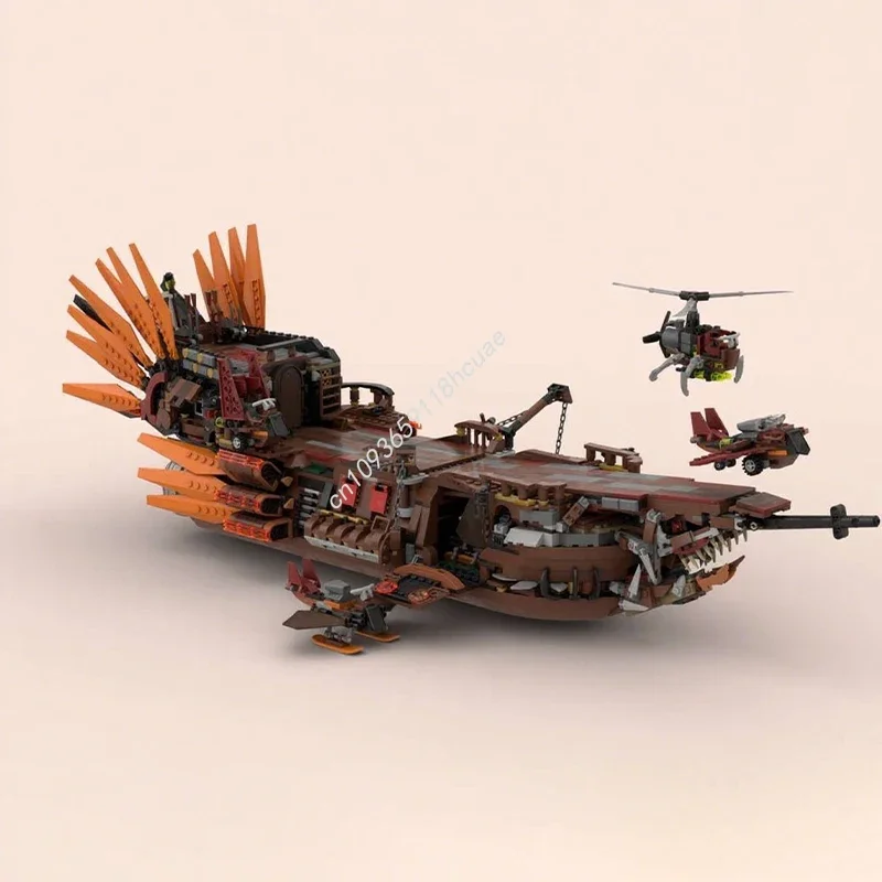 2937 деталей MOC: Стимпанк-авианосец «Панк-Акула» — Конструктор для сборки пиратского корабля, идея для подарка на Рождество, модульная сборка, подарок для самостоятельной сборки
2937 деталей MOC: Стимпанк-авианосец «Панк-Акула» — Конструктор для сборки пиратского корабля, идея для подарка на Рождество, модульная сборка, подарок для самостоятельной сборки