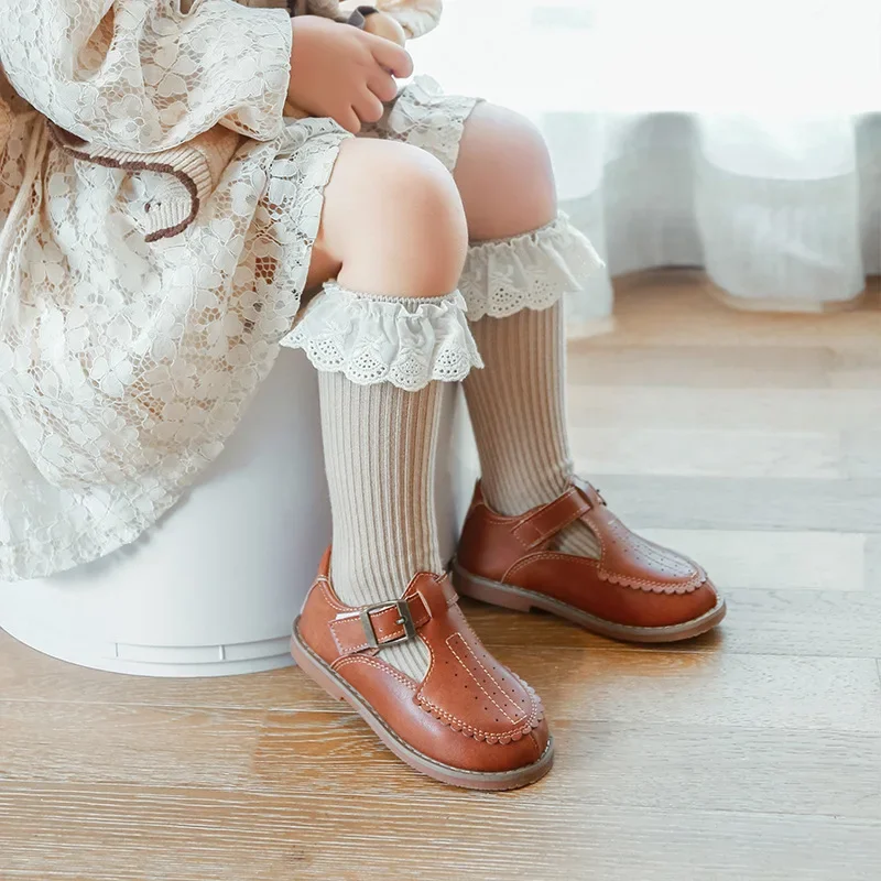 Baby Girls Knee High Socks Long Kids Soft Cotton Lace Stuff Princess Children Sock Ruffle 0-8 Years Leg Warmers Cute Girl Socks
Baby Girls Knee High Socks Long Kids Soft Cotton Lace Stuff Princess Children Sock Ruffle 0-8 Years Leg Warmers Cute Girl Socks
