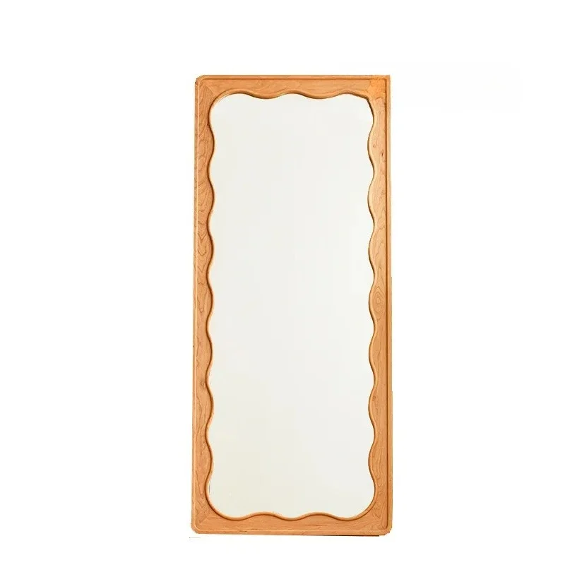 Nordic retro full-length mirror household wall bedroom vertical cherry solid wood floor-to-ceiling full-body fitting mirror
Nordic retro full-length mirror household wall bedroom vertical cherry solid wood floor-to-ceiling full-body fitting mirror