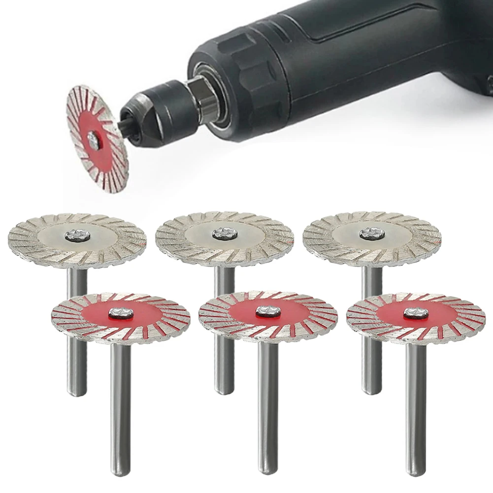 6 Pcs 40mm Cutting Disc Circular Saw Blade With Mandrel 6mm Shank For Wood Stone Bricks Cutting Carving Granite Electric Grinder
6 Pcs 40mm Cutting Disc Circular Saw Blade With Mandrel 6mm Shank For Wood Stone Bricks Cutting Carving Granite Electric Grinder
