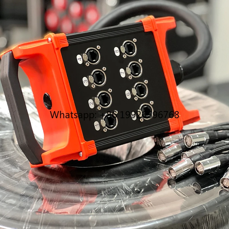 OEM ODM CAT6 8-Channel RJ45 Oxygen Free Copper Audio Snake Cable Box for Professional Stage Digital Audio Applications
OEM ODM CAT6 8-Channel RJ45 Oxygen Free Copper Audio Snake Cable Box for Professional Stage Digital Audio Applications