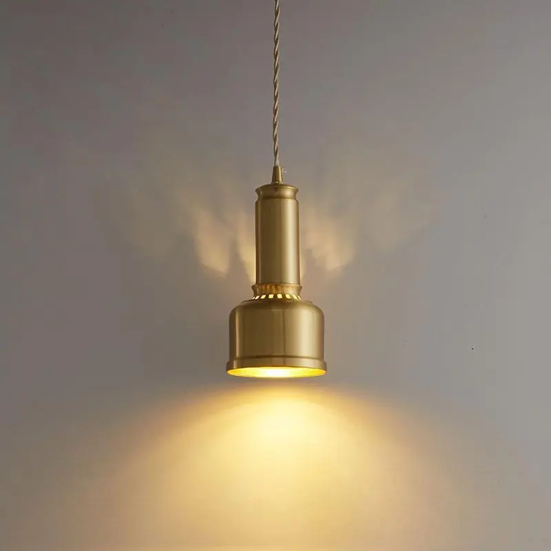 Bedroom Bedside Pendant Light Luxurious Retro Modern Minimalist Bar Counter Restaurant Light Nordic All Copper Hanging Light
Bedroom Bedside Pendant Light Luxurious Retro Modern Minimalist Bar Counter Restaurant Light Nordic All Copper Hanging Light