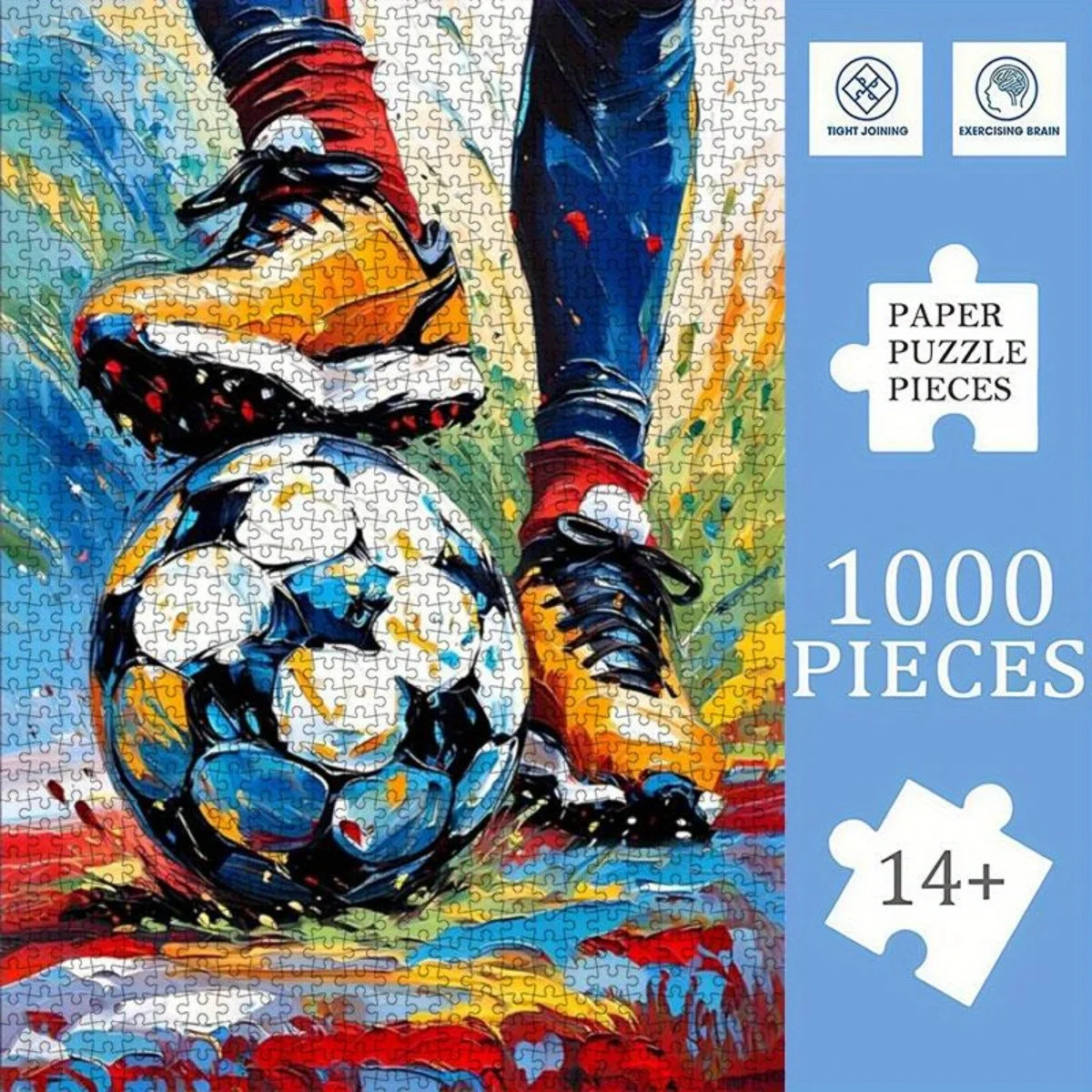 500/1000 Pieces Jigsaw Puzzle Soccer Player Kicking a Ball Jigsaw Puzzle Educational Toy for Kids Children 's Games Gift
500/1000 Pieces Jigsaw Puzzle Soccer Player Kicking a Ball Jigsaw Puzzle Educational Toy for Kids Children 's Games Gift